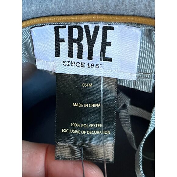 NWT FRYE Light Blue Fedora Hat Women's One Size - Picture 7 of 9